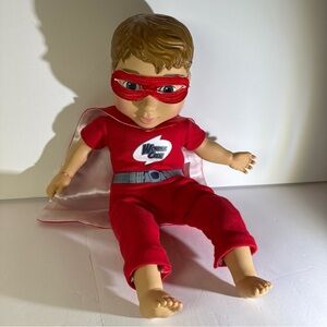 Wonder Crew Will Doll Superhero Buddy w/ Cape & Mask Ages 3+ Preowned
